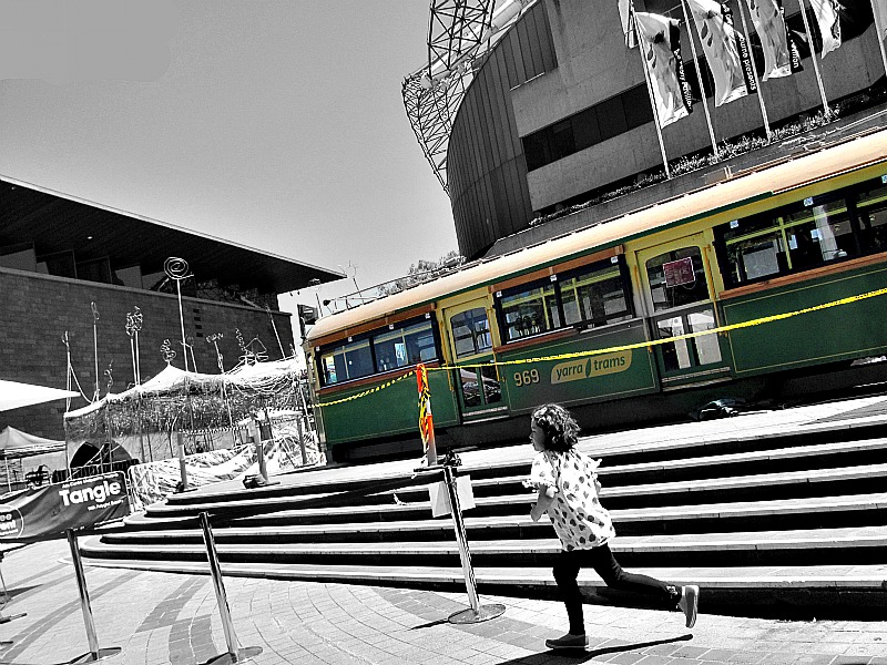 Tram as art  National Gallery of Victoria